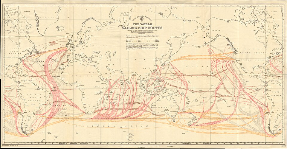 File:Admiralty Chart No 5308 The World Sailing Ship Routes, Published 1946.jpg