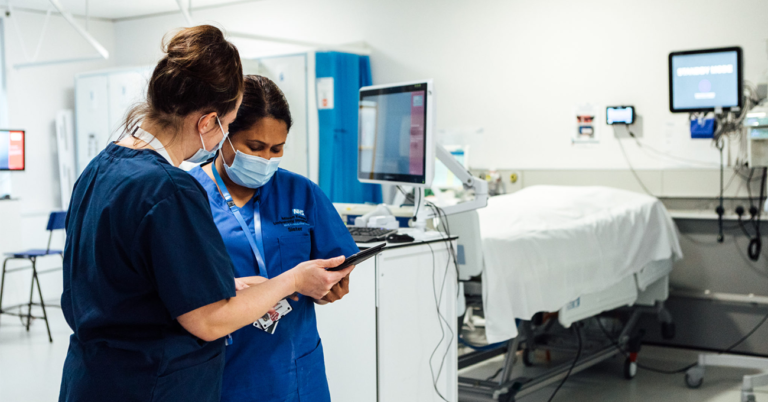 Nurses at Milton Keynes University Hospital