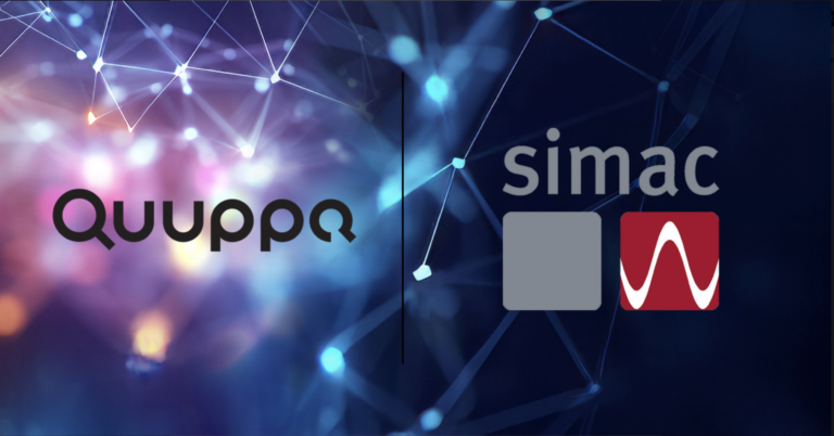 Quuppa and Simac partnership announcement image